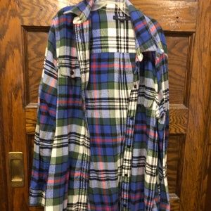Madewell button down flannel shirt